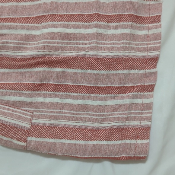 Roxy Under the Cali Sun Striped Mini Dress, Color Baked Clay Size S - Picture 6 of 16
